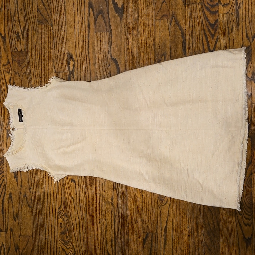 Banana Republic Raw Edge Sheath Dress Sz 2 Tall